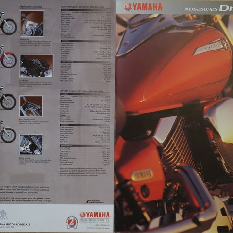 Yamaha XVS250/125 2002  brosjyre