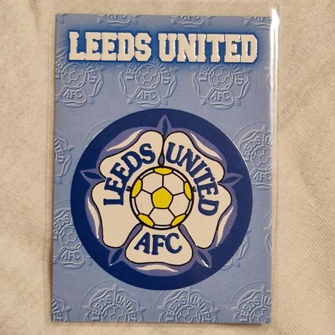 Leeds United E08 Logo Merlin's Premier Gold 1996-97