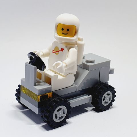 LEGO Classic Space | Hvit astronaut (tlm110) med månebil