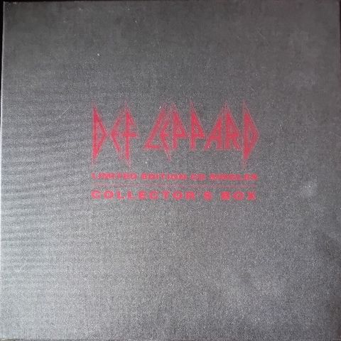 DEF LEPPARD ADRENALIZE LIMITED EDITION CD SINGLES COLLECTORS BOX
