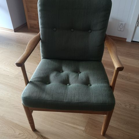 Retro teakstoler (2 stk)  fra 60-tallet til salgs