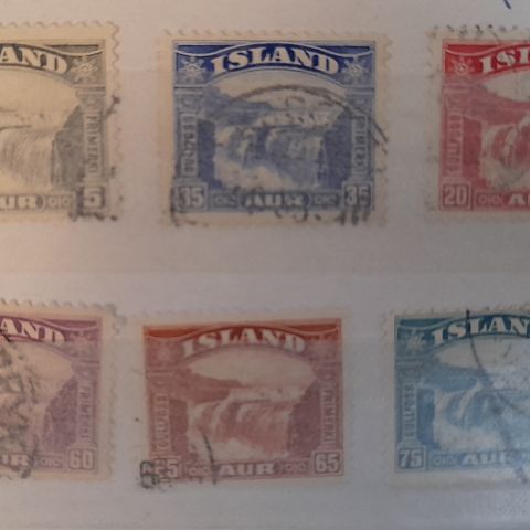 Island 1931-32 Gullfoss