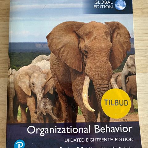 Organizational Behavior - Global Edition (18th)