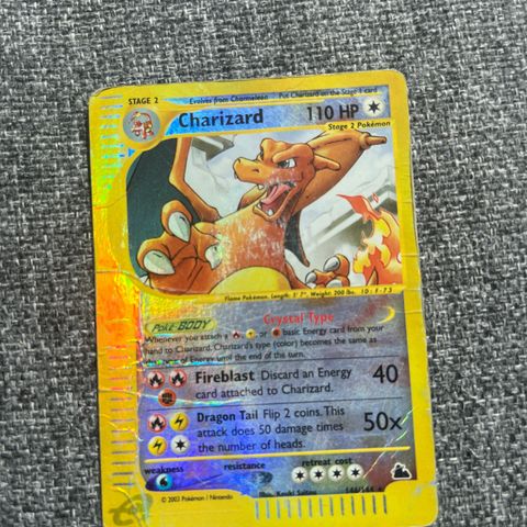 Charizard Crystal Skyridge Holo