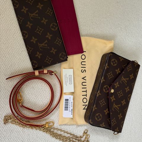 Louis Vuitton Felicieve Pochette Monogram Chain Bag