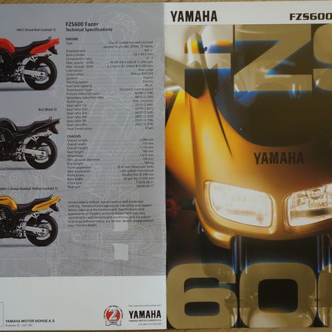 Yamaha FZS600 Fazer 1998