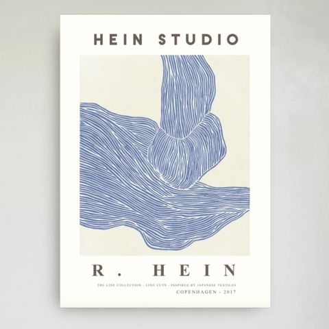 Hein studio - The line collection / Plakat A2