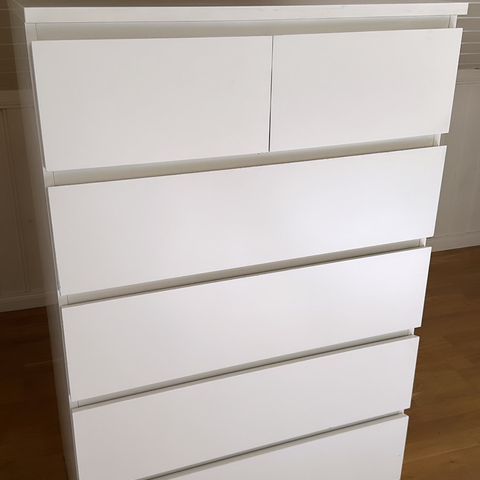 Malm kommode selges pga flytting