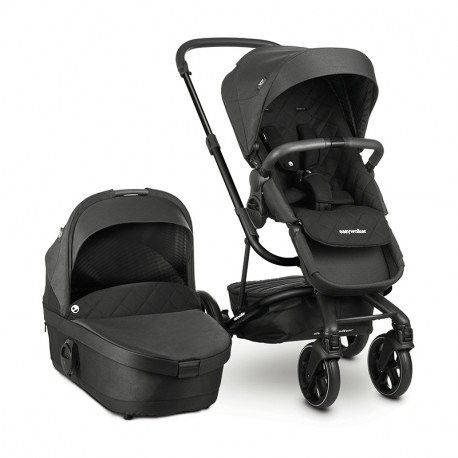 Harvey 3 Premium Nordic, jetblack. Ligge- og sittedel