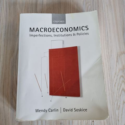 Macroeconomics [Imperfections, Institutions and policies]