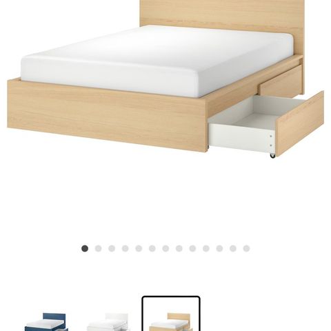 IKEA Malm dobbelseng