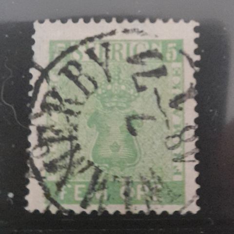 Sverige 1858 5 øre grønn