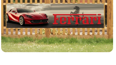 Ferrari veggdekor pynt flagg