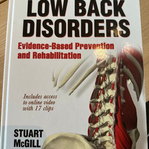 Low Back Disorders - Stuart McGill