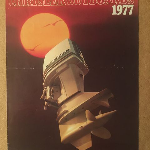 Chrysler Outboards 1977 brosjyre