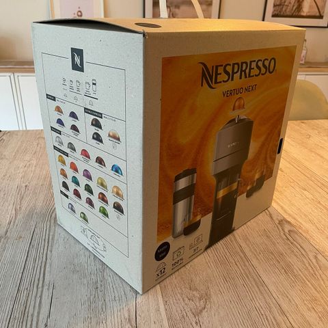 Ubrukt Nespresso Vertuo Next m/12 kapsler