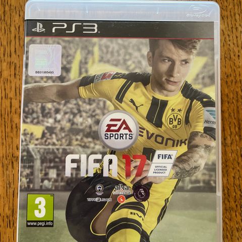 Ps3 spill FIFA 17