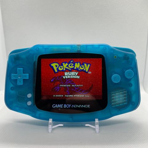 Gameboy Advance - Ny skjerm med lys, Oppladbart batteri (USB-C)