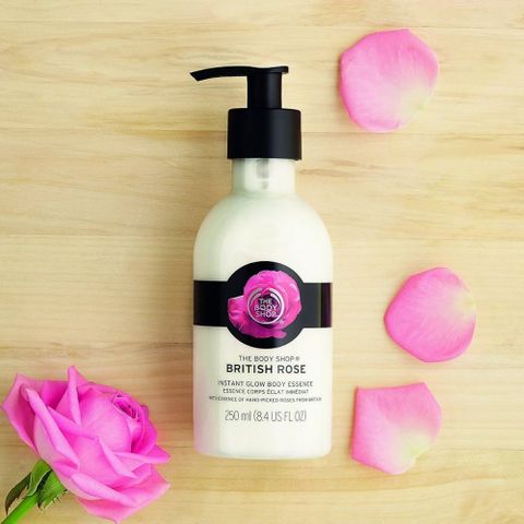 Ny glow body essence fra The body shop