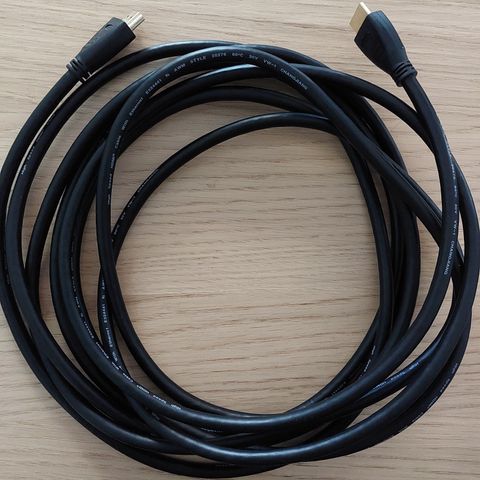 High Speed HDMI kabel m/Ethernet, 5 meter