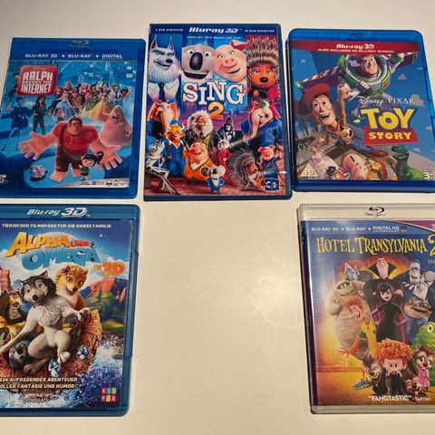 Liten Blu-ray 3D samling selges