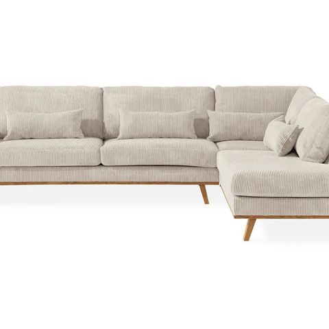 Copenhagen 2,5-seter sofa med fotskammel