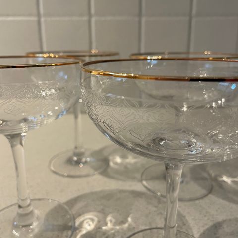 4 stk coupe/champagne glass (Reservert)