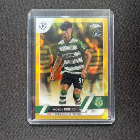 Rodrigo Ribeiro rookie gold lava SSP Topps chrome 2022