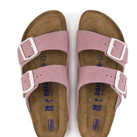 Birkenstock semsket skinn, strl 39