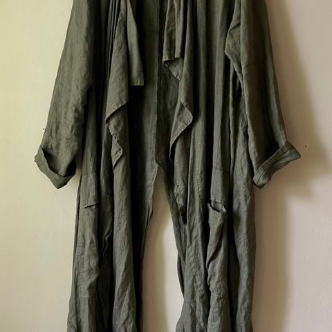 Frakk /lang jakke i 100% lin