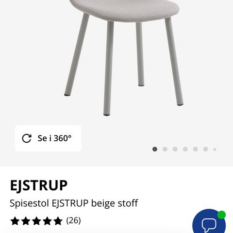 Spisestol EJSTRUP