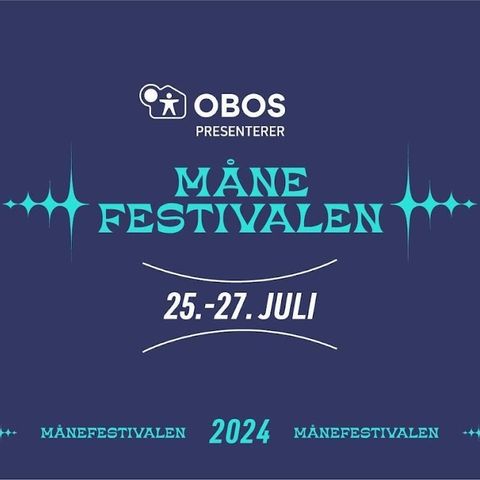 3-dagerspass til Månefestivalen (2 stk). Ordinære billetter (ikke "OBOS-bill.")