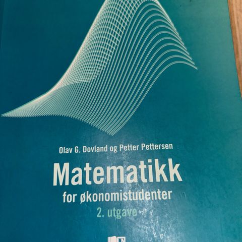 Matematikk for økonomistudenter