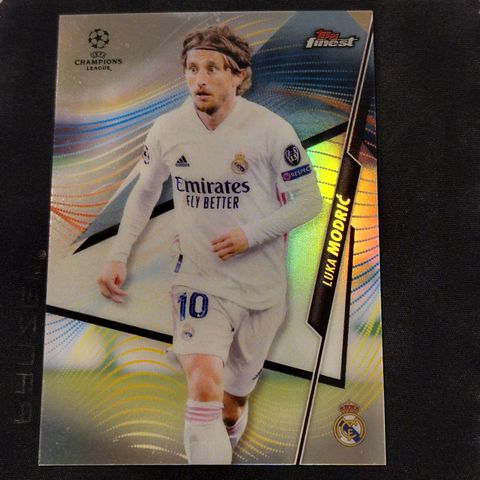 Luka Modric Refractor Real Madrid Topps Finest 2021-22