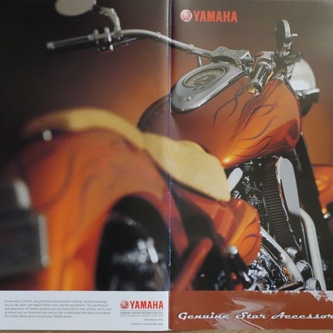 Yamaha 2001  Genuine Star accessories katalog