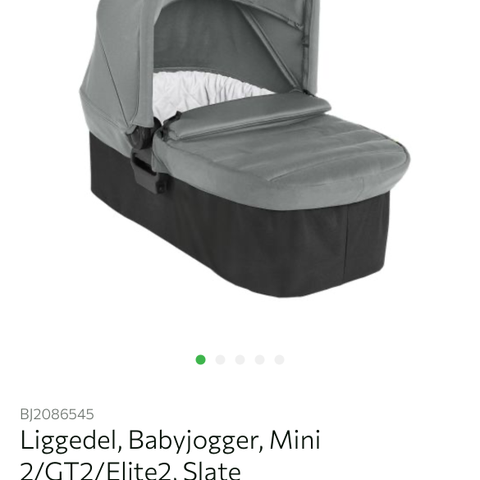 Baby Jogger City Elite 2 liggedel