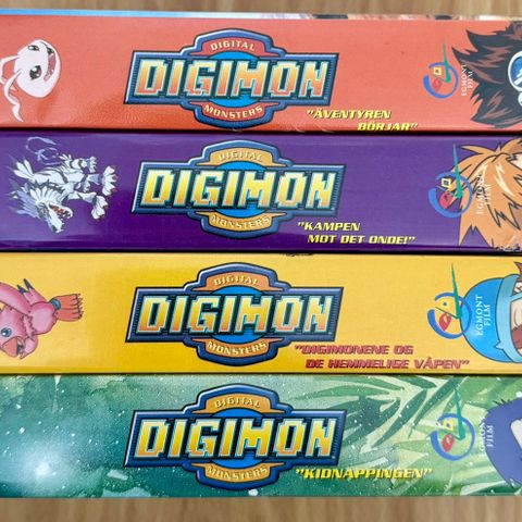 Digimon VHS samling 🚨SELGES SAMMEN!!