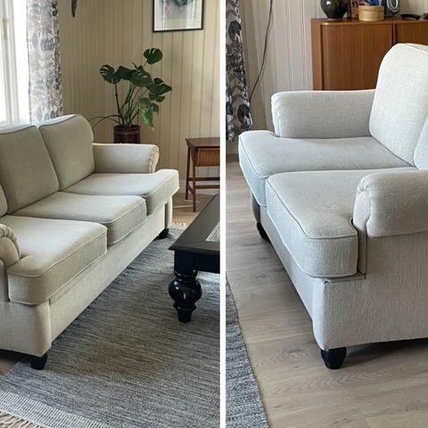 2- og 3- seter sofa