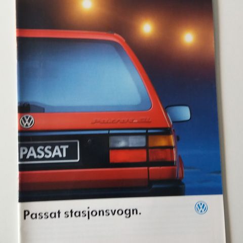 Volkswagen PASSAT -brosjyre. (NORSK)