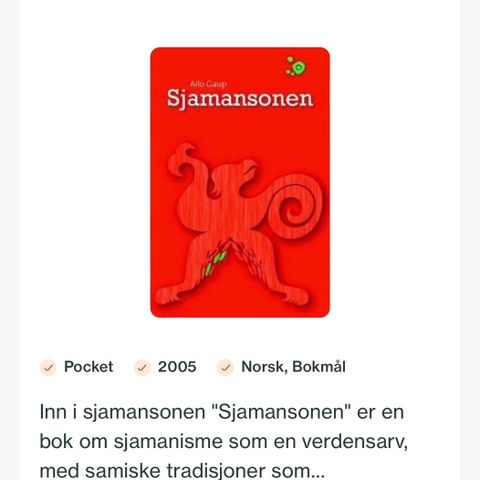 Ailo Gaup - Sjamansonen - Ønskes kjøpt