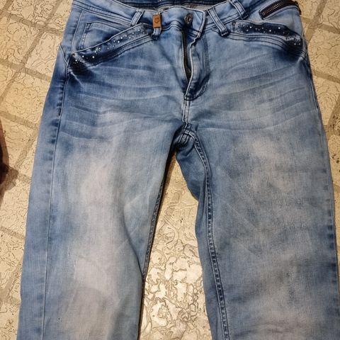 Jeans, piratbukse fra Pulz