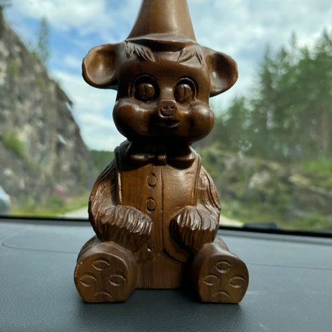 Retro trefigur bamse