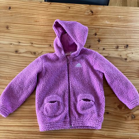 Adidas teddy fleecejakke