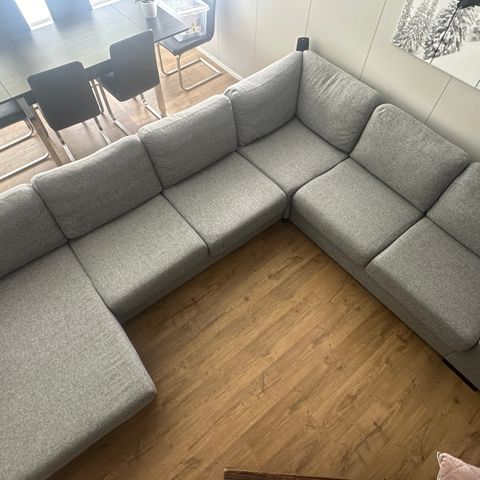 Sofa 3+2 med sjeselong