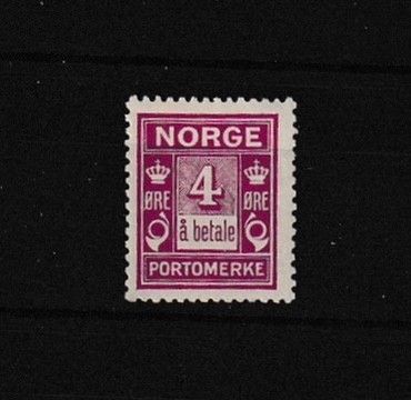 Norge 1922 - Portomerke P13a - ustemplet (N-168)