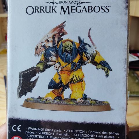 Warhammer AOS Orruk Megaboss uåpnet