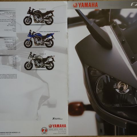 Yamaha FZS1000 2002 brosjyre