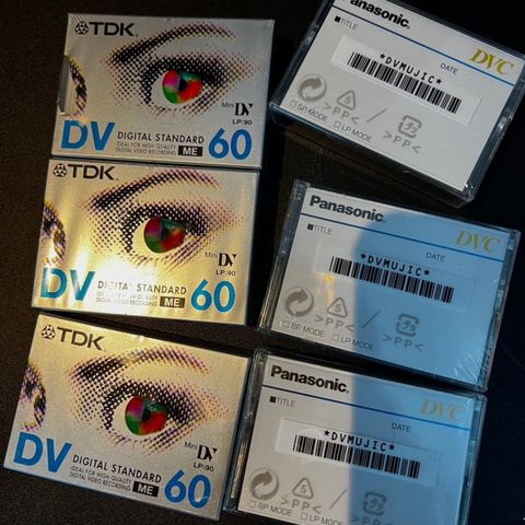 DV kassetter (forseglet)