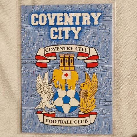 Coventry City E05 Logo Merlin's Premier Gold 1996-97