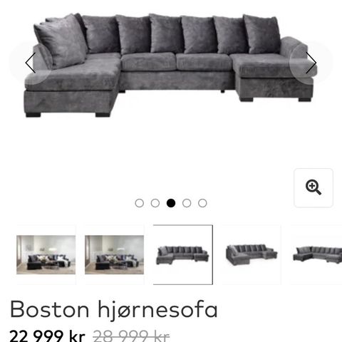 Boston hjørnesofa